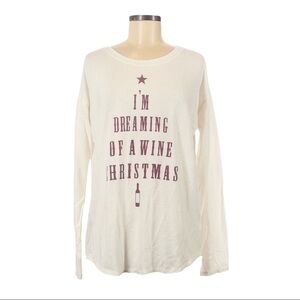 🌺 Signorelli I’m Dreaming of a Wine Christmas Soft Cozy Sweater Size M